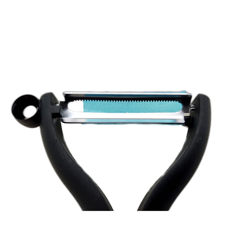 Tupperware Peeler Universal Peeler Black D119 Peeler Flat Cut Serrated