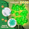 St. Patrick's Day Decorative Lights Green Shamrocks Clover Hat LED