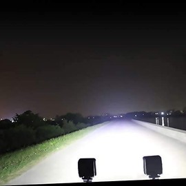 Greenmigo 5 x 48 W LED Headlight Offroad Lamp Flood Work Light LED Work Light 12 V 24 V Additional Headlight Reversing Light for Tractor Excavator SUV - 60 Degree Waterproof IP67 4320LM