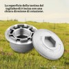 Universal Testina Decespugliatore Erbae, ZoneYan Testina per Erba in Alluminio,