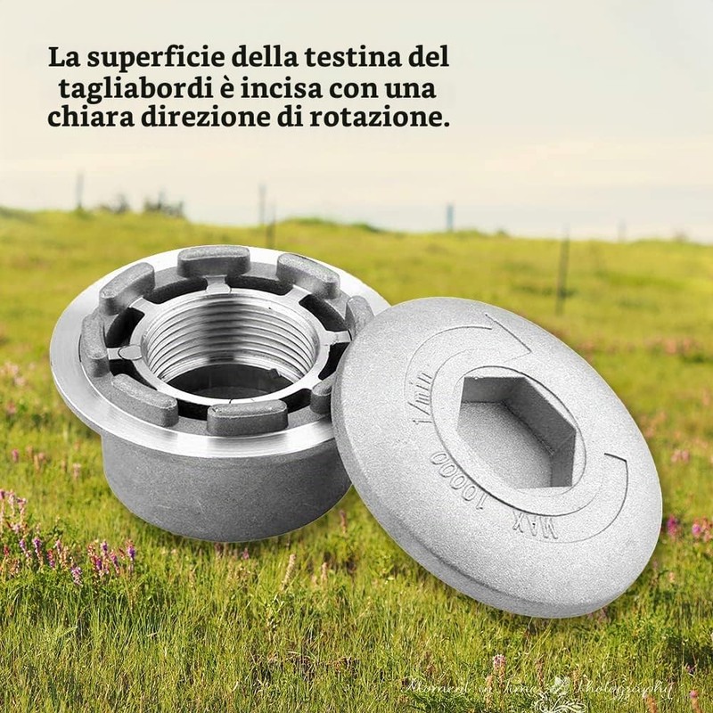 Universal Testina Decespugliatore Erbae, ZoneYan Testina per Erba in Alluminio,