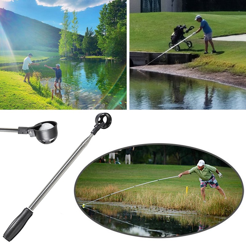 Golf Ball Retriever Stainless Telescopic Ball Retriever for Water Golf