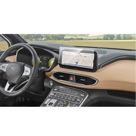 SATIS Screen Protector Compatible with 2022-2024 Santa Fe 10.25 Inch Touchscreen，Anti Scratch,Bubble Free,9H Hardness Tempered Glass