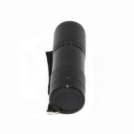 angwang UV Dryer,9W UV Resin Curing Lamp Light 9 LED 395nm UV Resin Dryer Blacklight Flashlights Jewelry Tools Black
