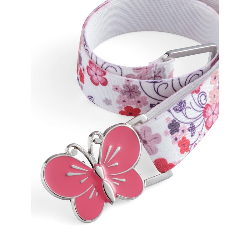Girls 1-11 Years Fully Adjustable Elasticated Belt with Large Buckle