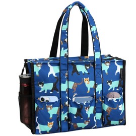 HoogaLife Nurse Bag for Work - Waterproof, Lightweight, Large Portable Bag with 14 Internal Pockets