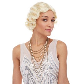 Flapper 20s Wigs Color Blonde - Sepia Costume Wigs 1920s Chicago Theater Dancer Charleston 20s Gatsby