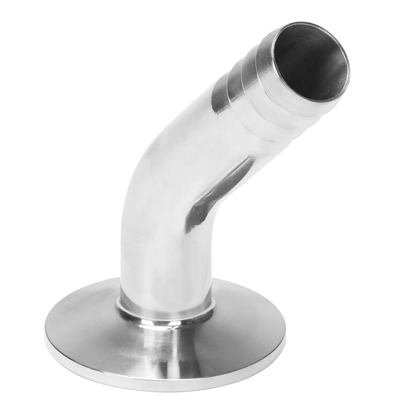 DERNORD Sanitary Hose Barb Pipe Fitting 1.5" Tri Clamp (50.5MM