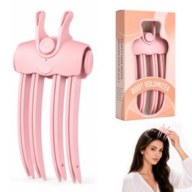 Heated Hair Volume Clip, 2026 Wireless Heated Volumizing Root Lift Clip, 2 Temperature Control Hair Volume Tool for Fine & Thick Hair, Portable Type-C Rechargeable Styling Clip for Women