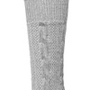 Paugos German Traditional Costume Socks with Cable Knit Pattern in