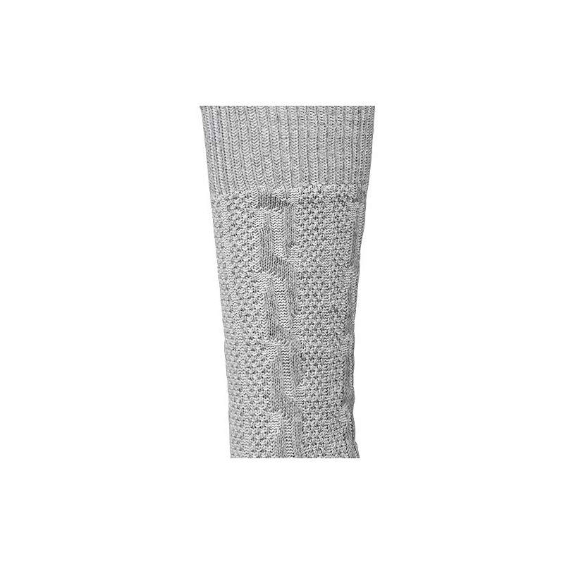 Paugos German Traditional Costume Socks with Cable Knit Pattern in
