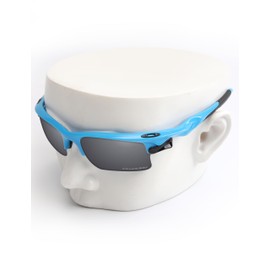 OOWLIT Replacement Sunglass Lenses for Oakley Fast Jacket OO9097 Black Dark Gery Polarized