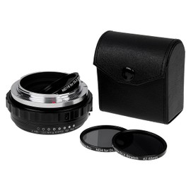 Fotodiox DLX Stretch Adapter Compatible with Nikon G/F Lens to Nikon Z-Mount Cameras – Macro and ND Filter Capabilities
