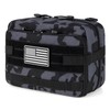 Jueachy Tactical Toiletry Bag for Men: Molle Pouch Hygiene EDC