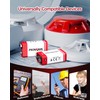 PKNOVA 9V Batteries Carbon 9 Volt Battery for Smoke Detector