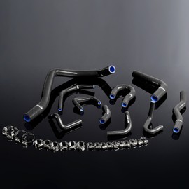 PIT66 Silicone Radiator Hose Fit For 88-91 Honda Civic/CRX EE EF/CR-X Base/DX HF/Si 89