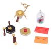 Dollhouse Wax Seal Stamp Multipurpose Innovative Simulation Exquisite Miniature Wax