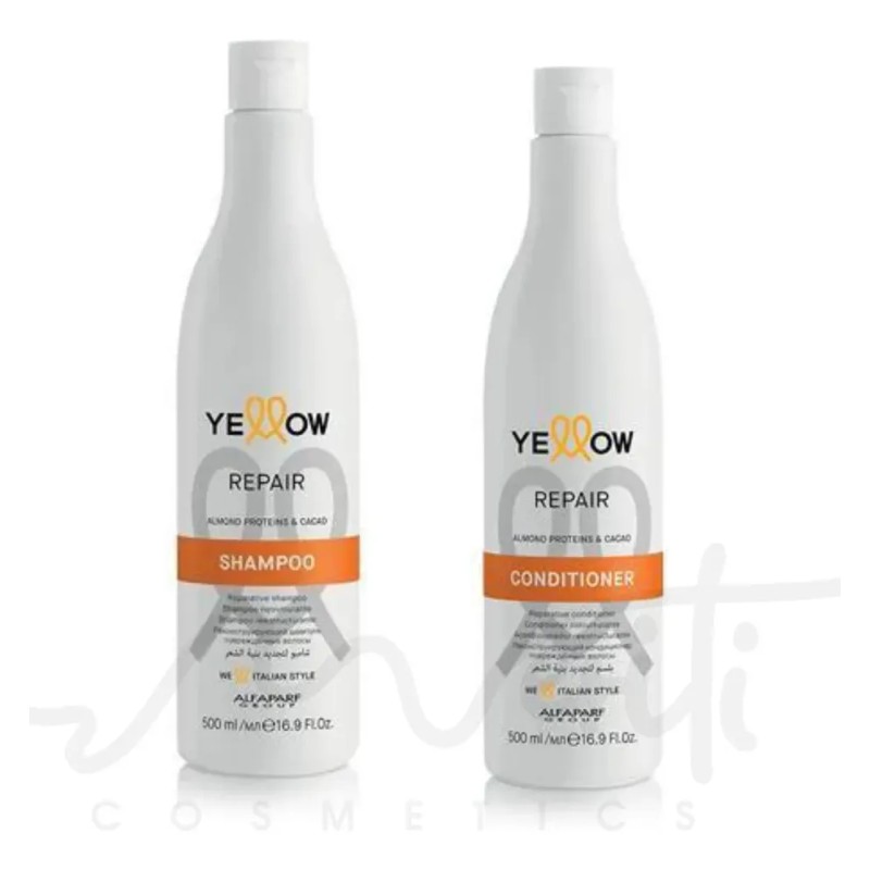 Kit Yellow Repair Profesional Shampoo + Acondicionador 500ml