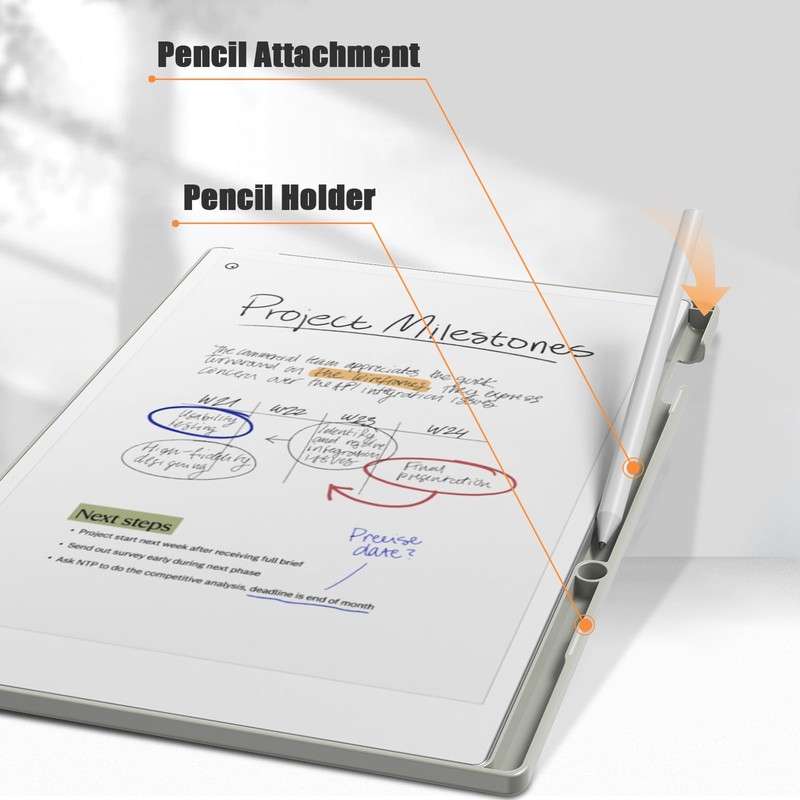 E NET-CASE Case for Remarkable Paper Pro, 360 Degree Rotating