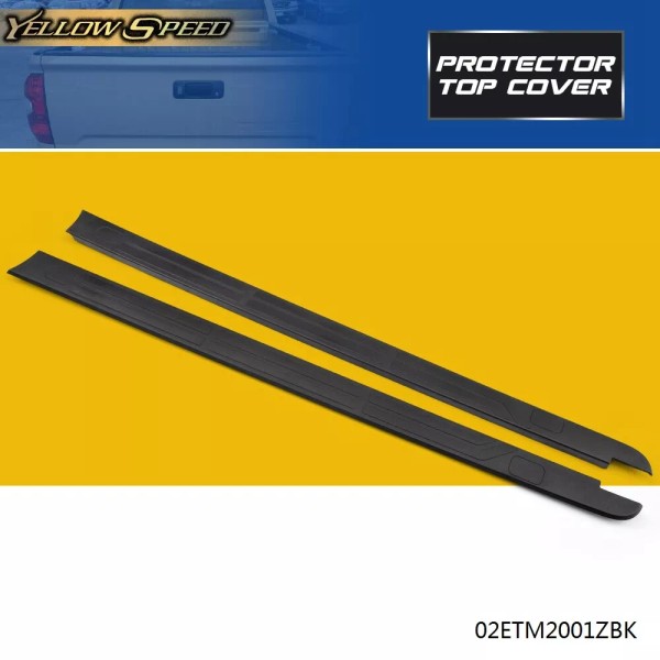 yellowspeed Left+Right Short Bed Rail Caps Panel Top Protector Fit