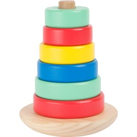 Small Foot Wooden Toys Game of Skill Stacking Tower Move it! playset Designed for Children 12+ Months, Multi (10946)