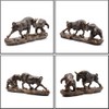 Irayin Wall Street Bull & Bear Battle Resin Statue, Abstract