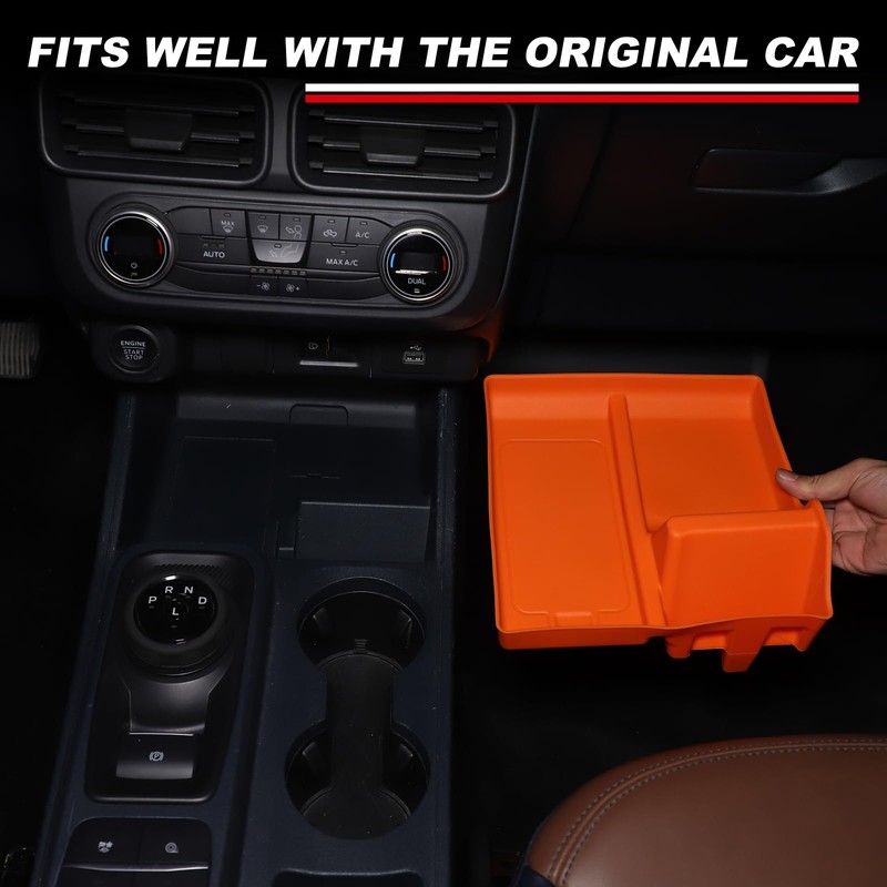 TOYCIDFG Center Console Organizer Phone Holder Tray Insert for Ford