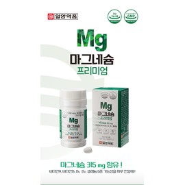 Mg Magnesium Premium 315mg Vitamin A B1 B6 B12 Selenium 60 tablets (60g) / Mg 마그네슘 프리미엄 315mg 비타민 A B1 B6 B12 셀레늄 60정 (60g)