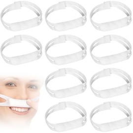 Nose Bandage Pack of 10 Nose Bandage After Surgery Nose Splitter Nose Bandage Holder Stretch Bandage Holder Nose Slingshot with Ear Loops