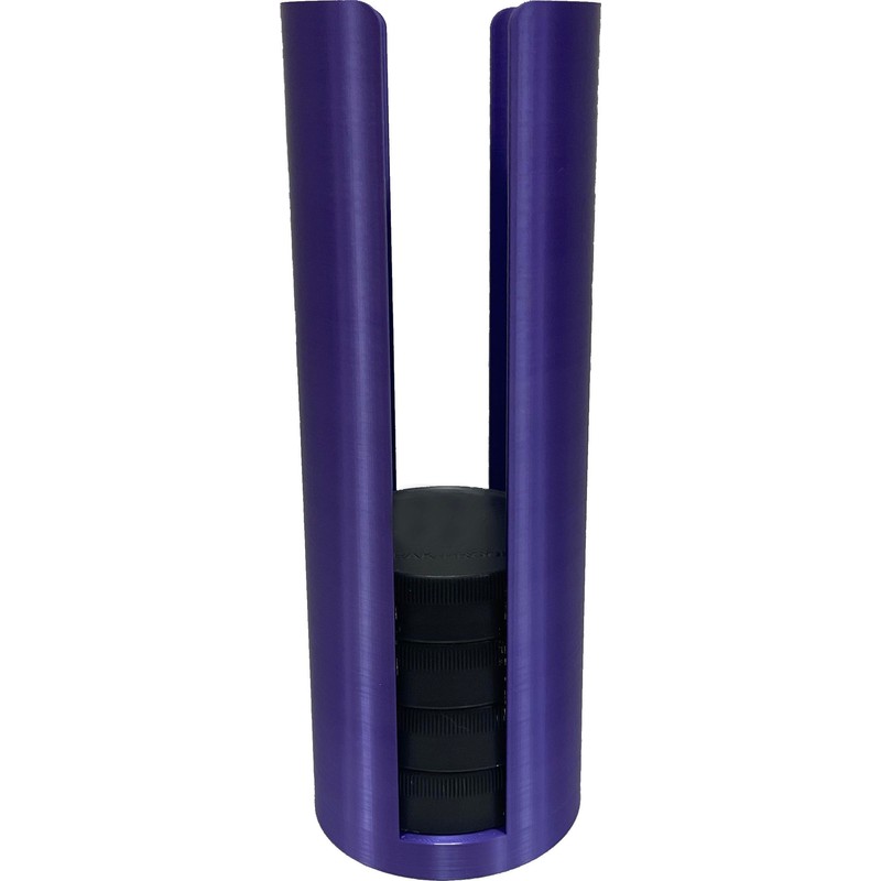 Mason Jar Lid Stack Organizer (Purple, Regular Cap/Ring XT)