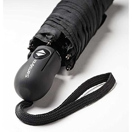 Samsonite - Paraguas compacto unisex para adultos, apertura y cierre automático, Negro -, Una talla, Paraguas compacto de apertura/cierre automático