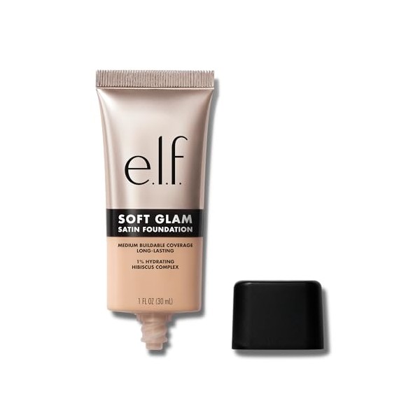 e.l.f. e.l.f. Soft Glam Foundation, Medium Coverage, Long-Lasting & Buildable