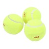 3Pcs Training Tennis Balls 2.6in Chemical Fiber Silicone Accurate Portable