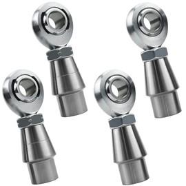 OUBULU 5/8” Heim Joints Rod End Kit, 0.625” Chromoly Joints Panhard kit Right and Left Hand Thread with Jam Nut and Bung (2 Pair)