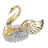 Swan Sugar Storage Jar European Modern Condiment Container Golden Seasoning