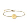 GD GOOD.designs Bracelet with letters in gold, 18 carat real