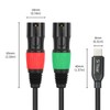 SiYear USB C to Dual XLR Male Audio Cable, Type