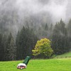 Kisangel Lawnmower Protective Cover Waterproof Sunscreen Dustproof Frostproof Oxford Fabric