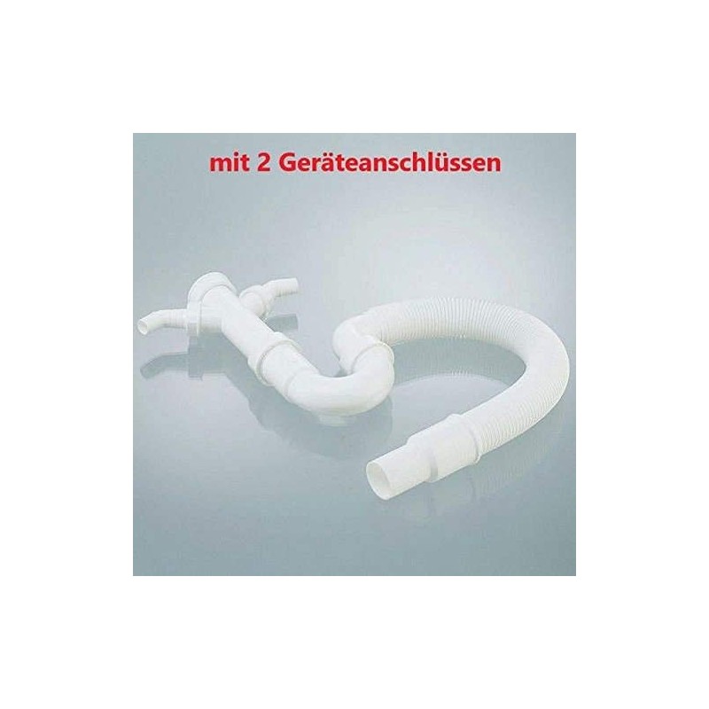 Pipe Odour Trap for Kitchen Sink, Washing Machine and Dishwasher