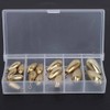 16pcs/Box Outdoor Fishing Copper Sinkers Weights Anglers Tackle Accessory