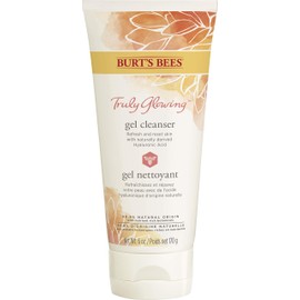 Burt's Bees Truly Glowing Refreshing Gel Facial Cleanser Daily Face Wash, Holiday Gift, with Hyaluronic Acid, 99.9% Natural Origin, Developed with Dermatologists, 170g