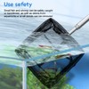 2Pcs Aquarium Fish Net, Tiny Fish Tank Net, Soft Round/Square