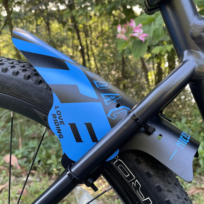 NICEDACK Mudguards Mountain Bike, 2 Pieces Mudguard Fit 20-29 Inch