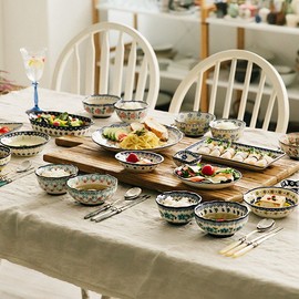 Blooming Garden Romantic Flower 6-Person Home Set 24P / 블루밍가든  로맨틱플라워 6인 홈세트 24P