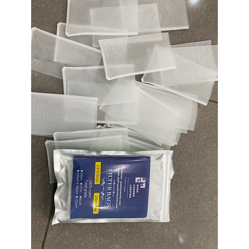47 Micron Rosin Filter Bags
