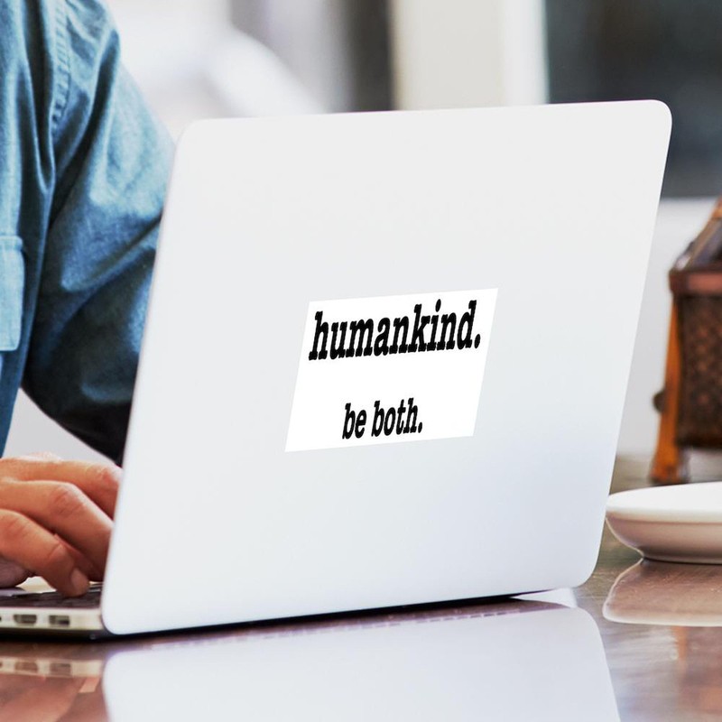 CafePress Humankind. Be Both Rectangle Bumper Sticker Car Decal