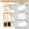 Funny Apothecary Jars 2 Pack Hair Tie Holder Organizers Bathroom
