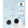 Manmihealth 15.7" Cute Back Scrubber & Soft Silicone Shower Brush