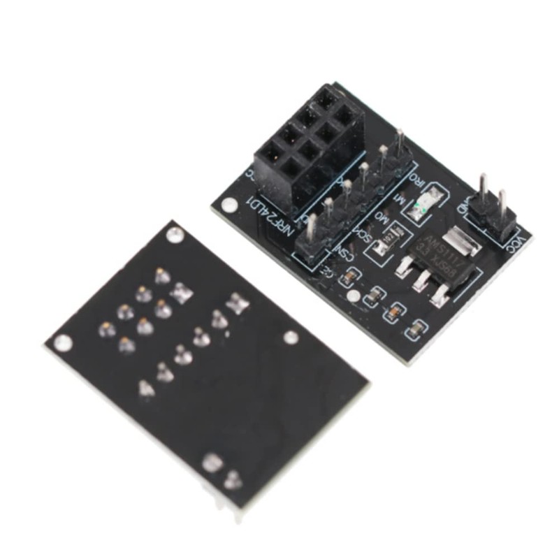 Aribrnten 4Pcs NRF24L01+PA+LNA Wireless Module with Antenna 1100 Meters Long