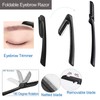 Eyebrow Razor, KAJUDA Eyebrow Kit, 5 in 1 Eyebrow Trimmer,